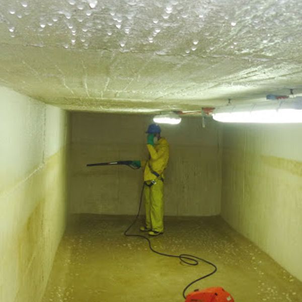 Desinfección de estanque